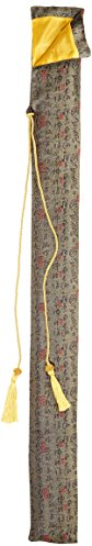 DerShogun Silberner Schwertbeutel mit eingesticktem Muster