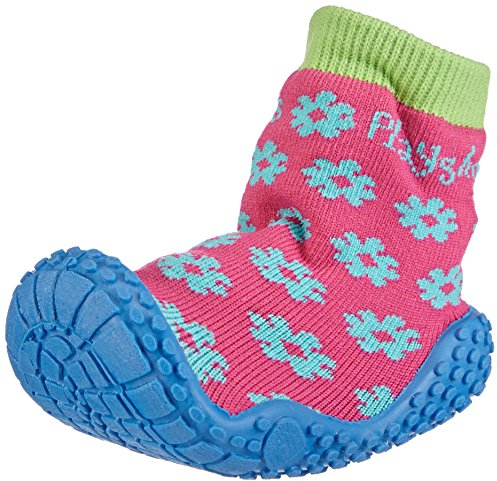 Playshoes Unisex Kinder Aquasocken Wassersportschuh Aquasocken, 174605, Blumen