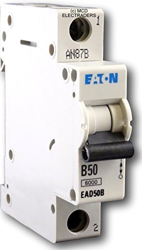 Eaton EAD50B MCB Miniature Circuit Breaker Type B 50 Amp