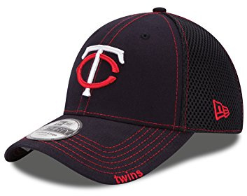 MLB Minnesota Twins Neo Fitted Baseball Cap, Navy, Small/Medium