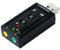 BIGtec USB Soundkarte 7.1 USB Adapter , externe Soundkarte für USB , USB Soundstick 7.1 , USB Sound Adapter Stick mit 3D Sound Effekt , USB Lautsprecher Mikrofon Headset Anschluß, USB auf 3,5mm Adapter , USB 2 x 3,5mm Anschluß