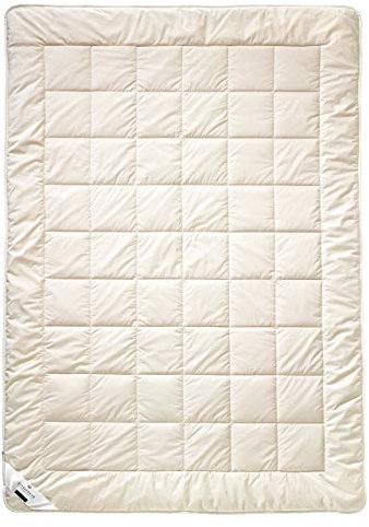 billerbeck Bettdecke E45 Bamboo - Ganzjahresdecke – 100 x 135 cm – Baumwolldecke - Bettdecke für das ganze Jahr – mit Bambus Füllung