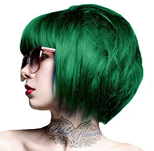 Crazy Colour - 2 tintes semipermanentes para el cabello, 100 ml, color verde esmeralda