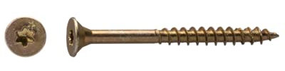 JD Plus Universalschrauben mit I-Stern, Senkkopf, Teilgewinde mit Frästaschen unter dem Kopf I 20 galv. verzinkt - 4,5 x 70-200 Stück