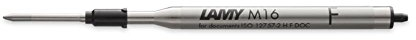 LAMY M16 Kugelschreiber-Großraummine aus Metall - Original Ersatzmine für alle Lamy Kugelschreiber Modelle - dokumentenecht - Strichbreite Fein in Tintenfarbe schwarz