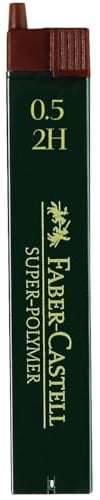 Faber-Castell Feinminen Dose mit 12 Minen 0,5mm 2H