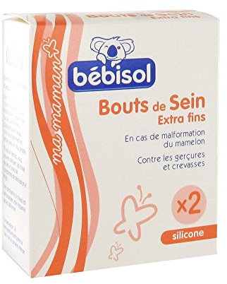 Bébisol 2 Bouts de Sein en silicone