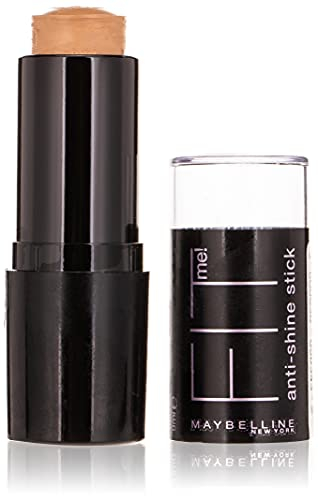Maybelline New York Fit Me! 2-in-1 Anti Glanz Make-Up Stick Natural Beige 220 / Schminke in einem Hautfarben-Ton, für eine langanhaltende Abdeckung und einen makellosen Look, 1 x 9 g