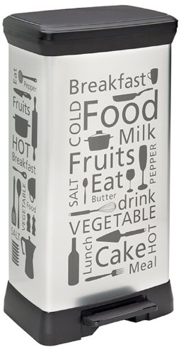 Curver 205873 - Producto de almacenaje para la Cocina, 50L, Color Plateado