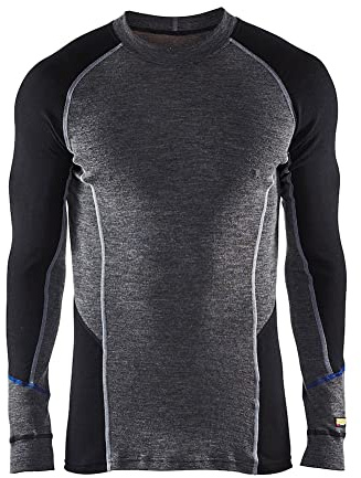 Blakläder Unterhemd warm Größe 4XL in Grau/Schwarz , 1 Stück