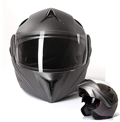 Klapphelm Integralhelm Motorradhelm CMX Prometheus matt grau Größe L