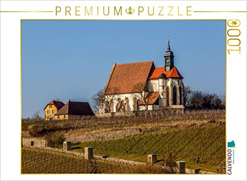 CALVENDO Puzzle Maria im Weingarten bei Volkach | 1000 Teile Lege-Größe 64 x 48 cm Foto-Puzzle für glückliche Stunden