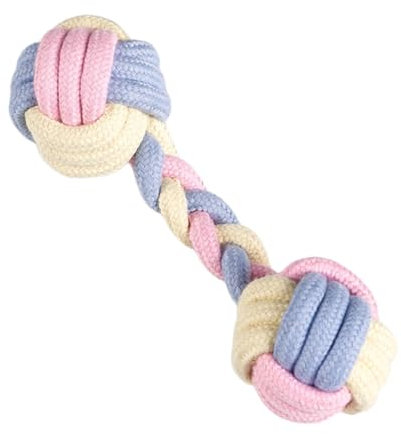 Jouet de Balle de Corde, Jouet de Balle de Corde pour Chien - Boules de Coton à mâcher - Boule de Noeud à mâcher en Coton pour Chiots, Jouets de Corde de Chiot à mâcher de Dentition, Jouets de