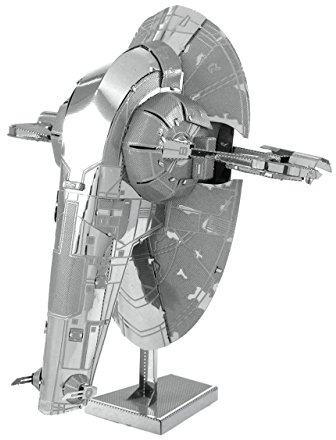 Metal Earth MMS260, Slave I, Konstruktionsspielzeug Star Wars lasergeschnittener 3D-Konstruktionsbausatz, 2 Metallplatinen, ab 14 Jahren