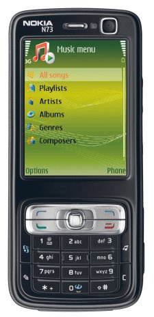 Nokia N73 Music Edition 6,1 cm (2.4) Nero 1100 mAh