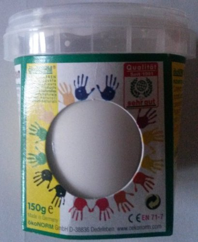 ökoNORM nawaro Fingerfarbe weiß, 150g