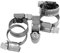 5 Pieces Jubilee Hose Clamp 16-25mm Set Hex Head Stainless Steel Pipes Clip CT2510