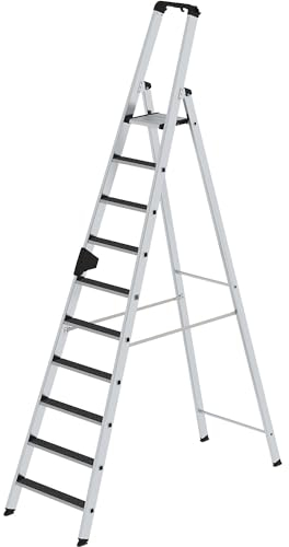 Munk Günzburger Steigtechnik 41630 Aluminium Stufen-Stehleiter Arbeitshöhe (max.): 4.5m