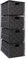 EHC Woven 4 Drawer Storage Unit Cabinet For Bathroom, Bedroom - Black