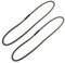 SPARES2GO Rope Gasket Mesh Seal for AGA Range Cooker Hotplate Lid (Pack of 2)