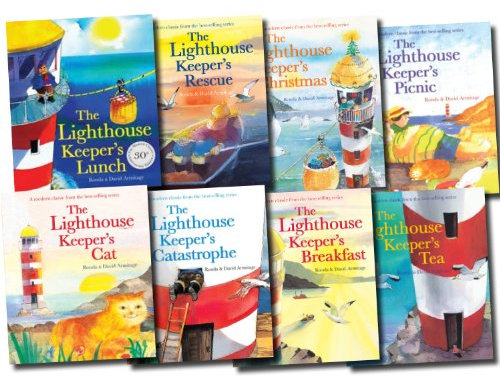 The Lighthouse Keeper's Lunch Collection 8 Books Set (Lunch, Rescue, Cat, Tea, Breakfast, Picnic, Catastrophe, Christmas)