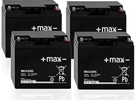 Akku kompatibel Kinder E Quad Farmer S-10 1000 Watt 48V 4x 12V 22Ah AGM Blei