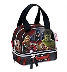 Avengers – Portamerienda, Colore: Grigio e Rosso (Montichelvo Industriale 51178)