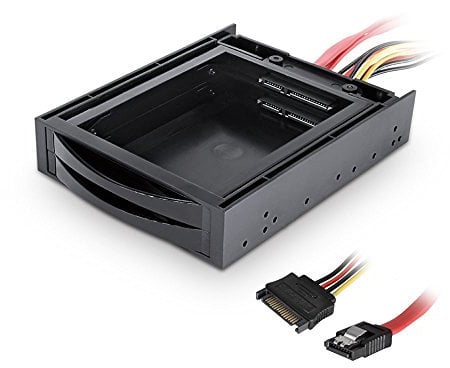 DYNAMODE DYNA-SSD-HDD2.5 Hot-Swappable Dual 2.5-Inch SATA Drive Bay with Power and Data