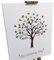 KATINGA Leinwand zur Hochzeit - HERBSTBAUM - als Gästebuch für Fingerabdrücke (40x50)