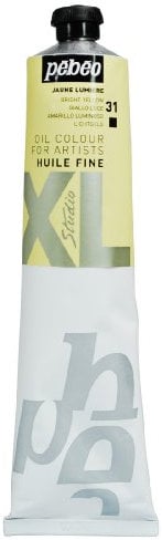 Pébéo - Huile Fine XL 200 ML - Peinture à l’Huile Jaune Lumière – Peinture à l’Huile Pébéo - Jaune Lumière 200 ml