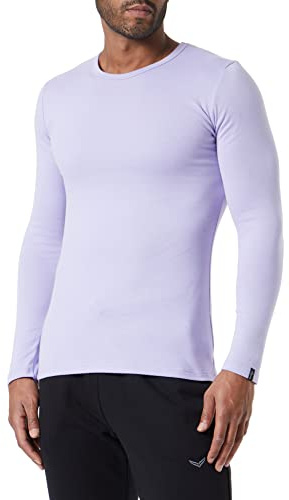Trigema Herren 602501 Langarmshirt Flieder XL