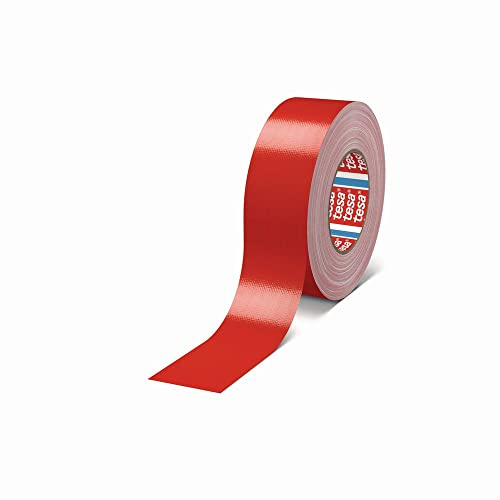 Tesa 04688-00021-00 04688-00021-00-Cinta von Tejido Gaffer Serie 4688-50 m x 50 mm Roja