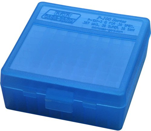 MTM Handgun Ammo Box - 100rd .38