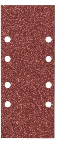 Bosch Home and Garden 25-teiliges Schleifblatt-Set für Schwingschleifer, 93 x 230 mm, 8 Löcher, Körnung 80, 2607017099