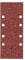 Bosch Home and Garden 25-teiliges Schleifblatt-Set für Schwingschleifer, 93 x 230 mm, 8 Löcher, Körnung 80, 2607017099