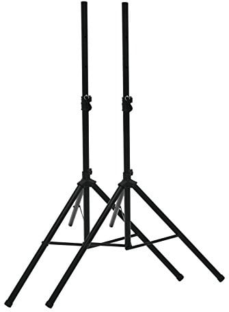OMNITRONIC Boxenhochständer MOVE Set | 2 Boxenhochständer, ausfahrbar bis 180 cm, Maximallast 30 kg + Tragetasche