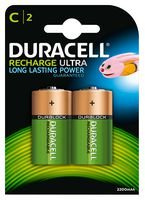 Duracell Pack of 2 3000mAh Rechargeable Batteries
