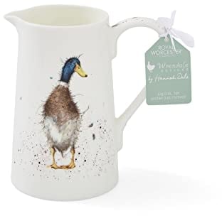 Portmeirion Home & Gifts WN3921-XT Wrendale by Royal Worcester Jug (Duck), Cream