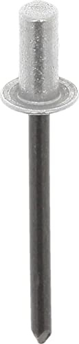 RESTAGRAF 4154 Niete, wasserdicht, Grau, 6 bis 7,5 mm x 12,5 mm