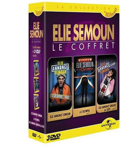 Coffret Elie Semoun 3 DVD : Elie Annonce Semoun / la suite/ A l'Olympia