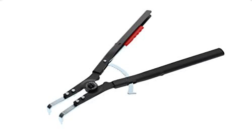 GEDORE Montagezange für Sicherungsring außen, mit Sperrhebel/Klemmschutz, 90degree gewinkelt, Spitzen-Ø: 4,5 mm, 8000 A 61