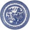 Churchill BLU Willow Mint Dinner Plate 26CM, Ceramic, Multi-Colour, 26 x 26 x 1 cm
