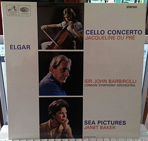 ASD 655 JACQUELINE DU PRE/JANET BAKER Elgar Cello Concerto/Sea Pictures LP