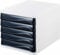 Helit H6129498 - Schubladenbox „the wave“, schwarz