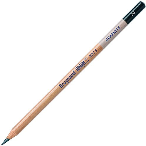 Bruynzeel Royal Talens Design Graphite Pencil, 2B Lead (8815K2B)