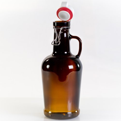 Henkelnestor Biersiphon 2,0 Liter braun mit Glasgriff