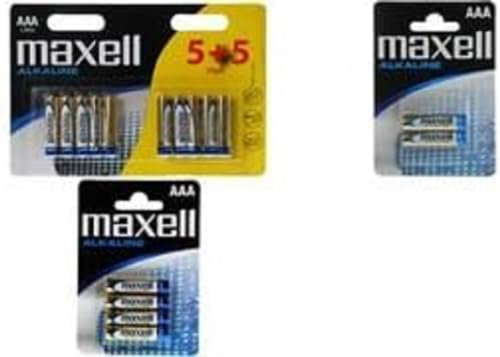 Maxell Mini-style Batteries LR03 AAA, Blister Pack 2 items.
