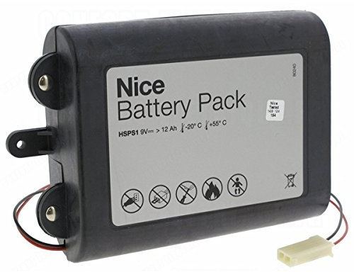 BATTERY PACK 9 V (12 AH) pour sirène d'extérieur HSSO1 NICE HSPS1