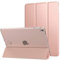 MoKo Schutzhülle für iPad Pro 9.7-Zoll, ultradünne, leichte Smart-Shell mit Aufstellfunktion, mit transluzentem, mattiertem Schutz für die Rückseite des Apple iPad Pro 9.7-Zoll Tablet, in Rose-Gold (mit Auto Wach- / Schlaffunktion).