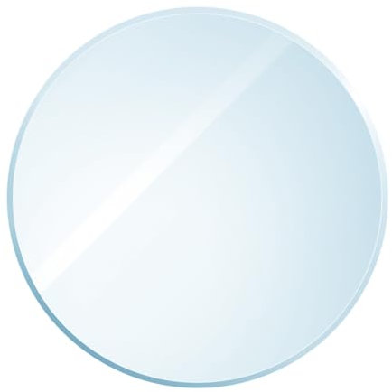 raik B40016 Kamin Glasplatte Kreis 2 inkl. Facette